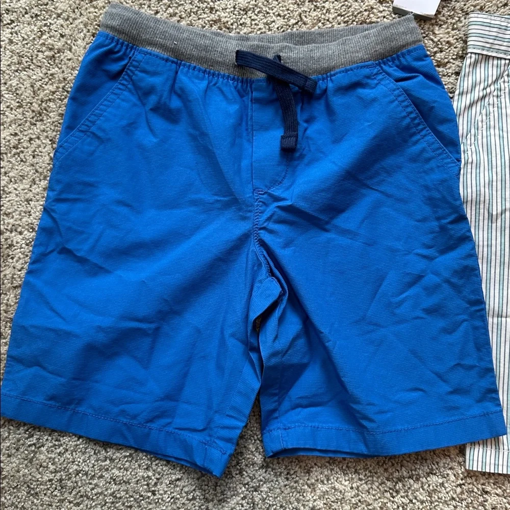 2 - NWT Carter's Bright Blue and White/Teal Shorts size 6 - Picture 2 of 8